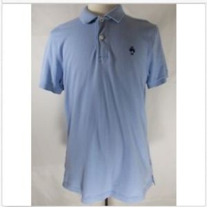 BROOKS BROTHERS Red Fleece Light BLUE Polo Shirt